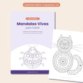 Amostra grátis de mandalas para colorir em PDF com 5 desenhos para imprimir